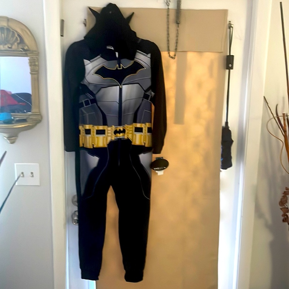 Batman onesie-Blanket Sleeper Size 10